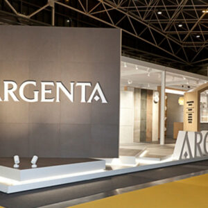 Rótulo showroom Argenta x Promopublic