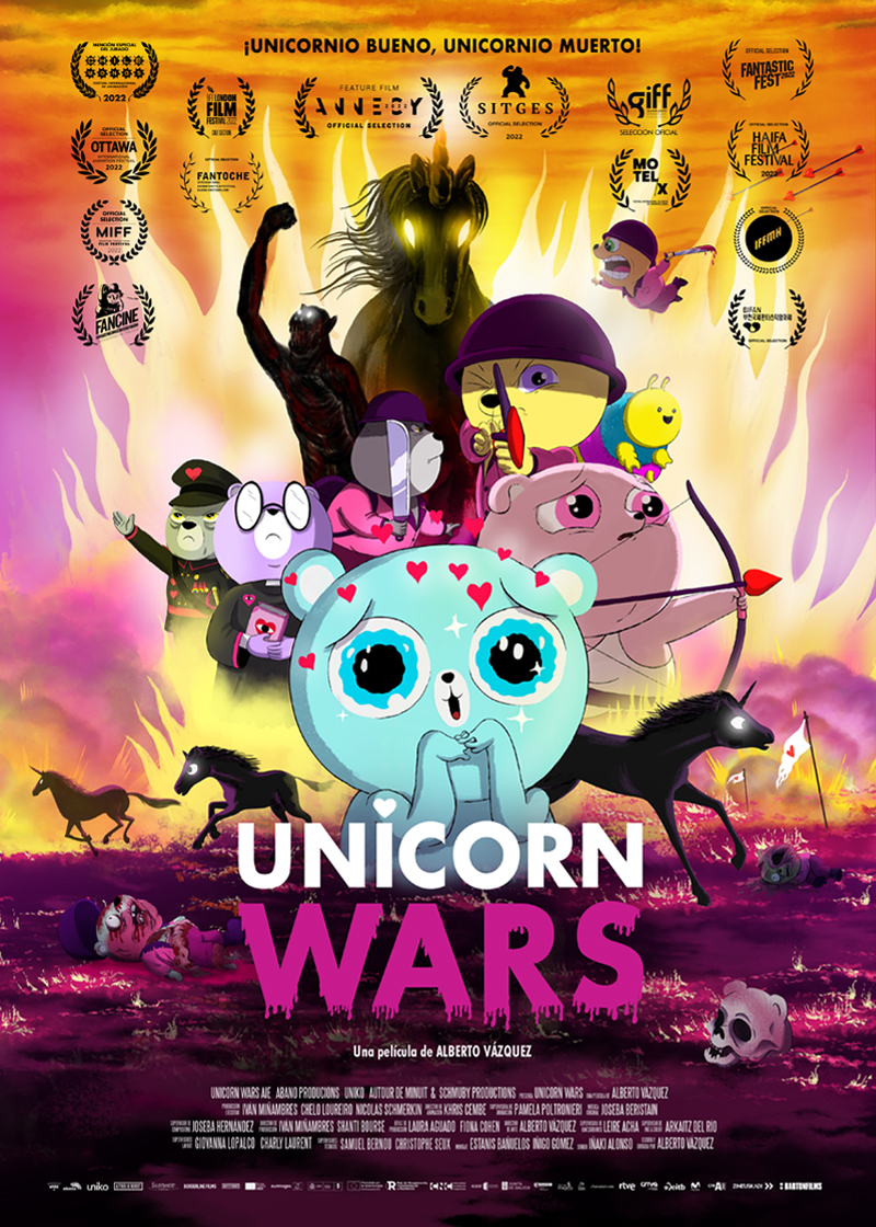 Cartel Unicorn Wars Premios Goya 2023